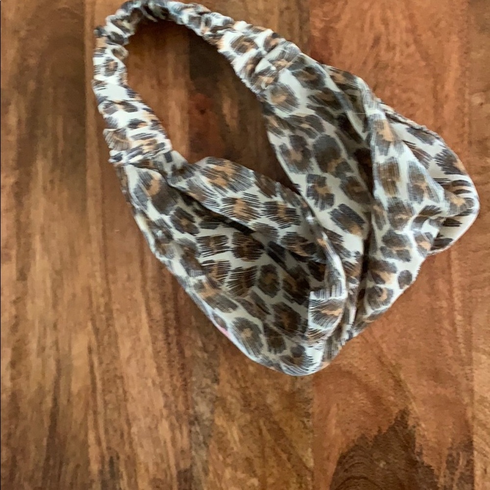 Abstract cheetah print headband